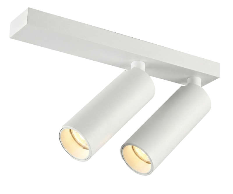 Unibright - Eliva 2 Wit 2 x 5W 3000K incl. ledlamp - EL25W30