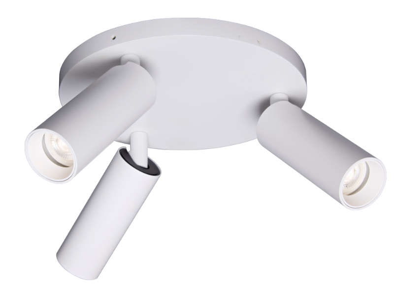 Unibright - Eliva 3 Rond Wit 3 x 5W 2700K incl. ledlamp - ELR35W27