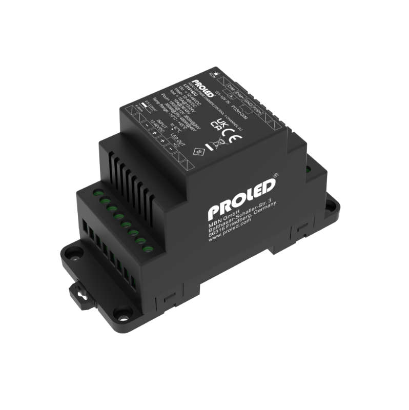 Proled - ANALOG PWM Dimmer DIN RAIL 1 Ch. Hutschiene - L515152G
