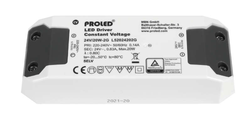 Proled - Puma Voeding 24Vdc 20W - L52024202G