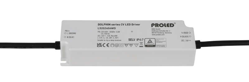 Proled - Dolpin Voeding IP67 48Vdc 60W - L5204806WD