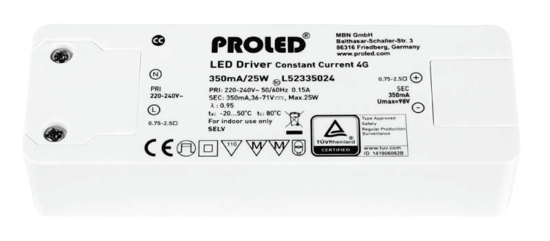 Proled - Beetle CCU Voeding 18 36Vdc 25W - L52370024