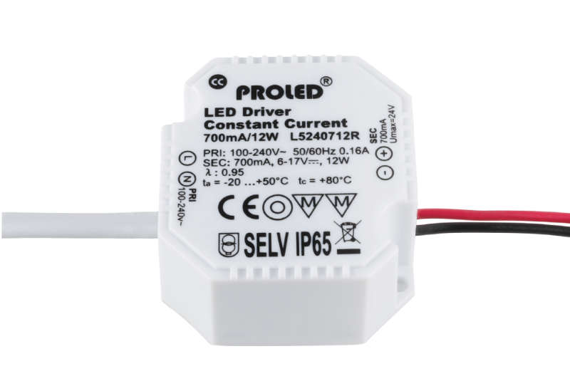 Proled - Turtle Rond CCU Voeding 12 24Vdc 12W - L5240512R