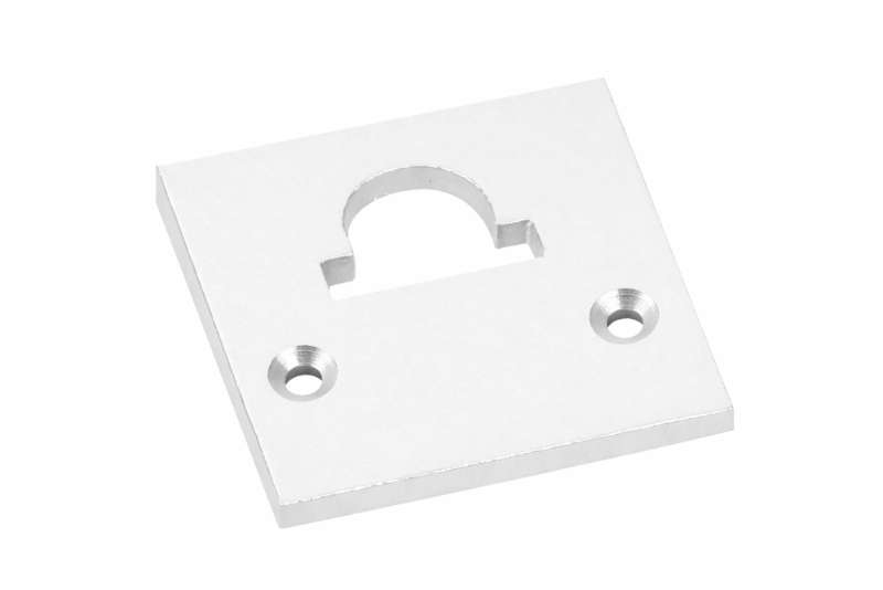 Proled - Aluminium eindkap vlak hole wit voor M line standard 24 - L6902S3EWL