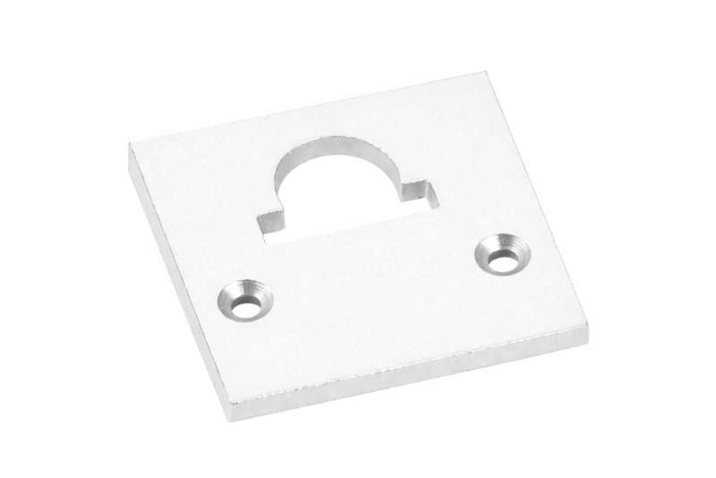 Proled - Aluminium eindkap vlak hole wit voor M line standard - L690S3EWL