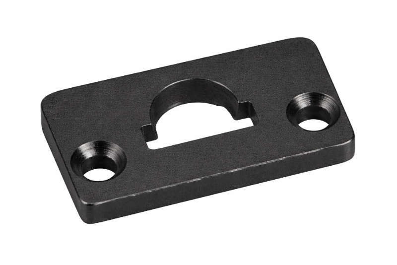 Proled - Aluminium eindkap vlak hole zwart voor S line low - L692S3EBL