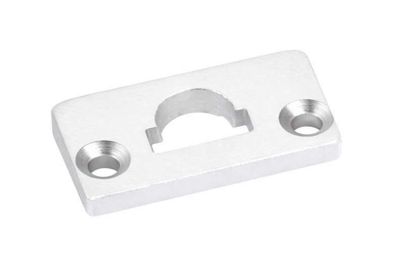 Proled - Aluminium eindkap vlak hole wit voor S line low - L692S3EWL
