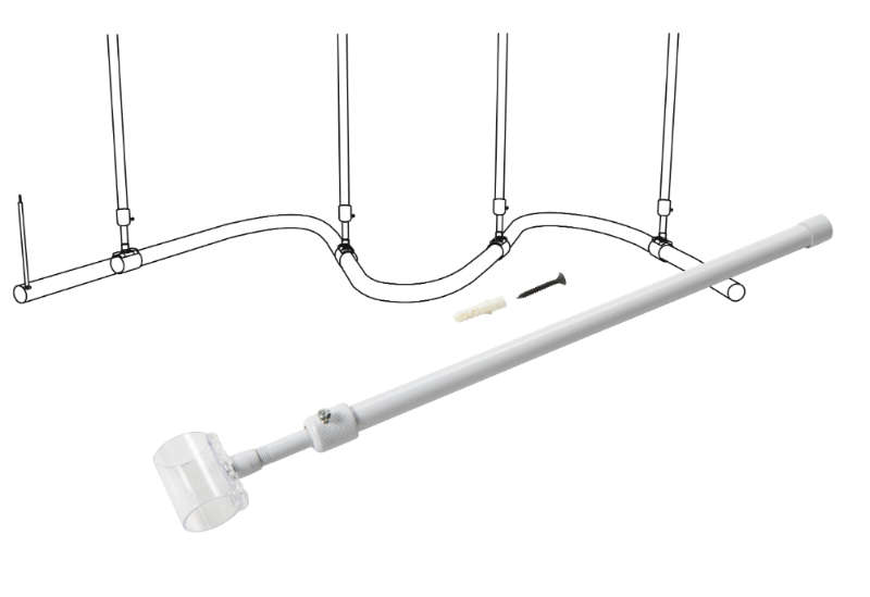 Proled - Opal Shape Wave Kit Voor rigide ophanging Zwart - L6OP7A24B