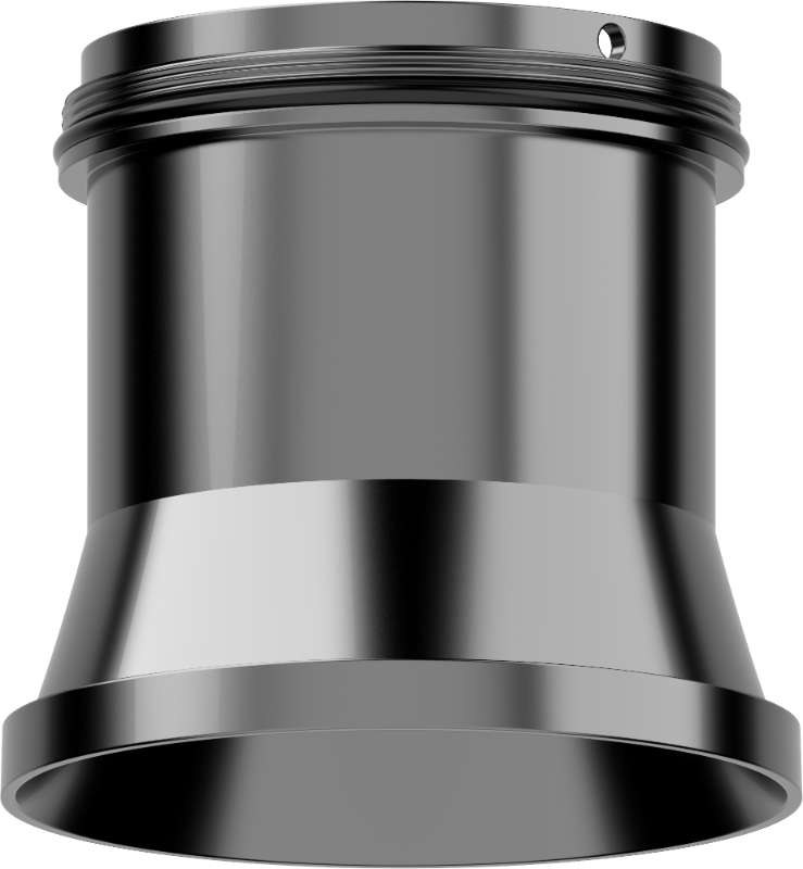 Proled - Koro semi rec/pend reflector specular zwart - L7KRFSB
