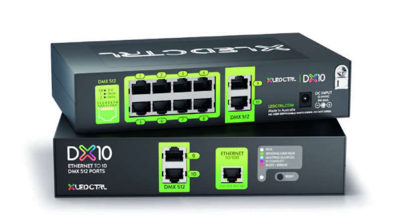 Proled - LED CTRL DMX CONTROLLER 10 UNIVERSEN - LPLCDX10