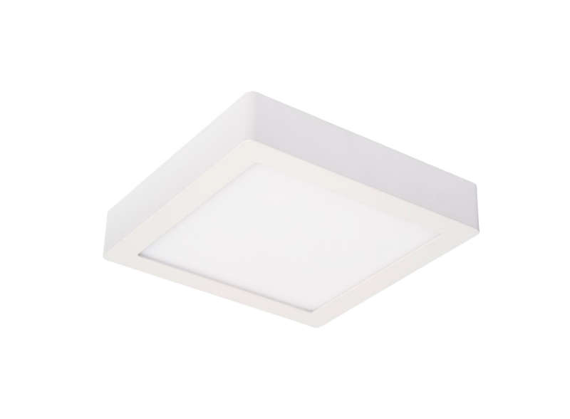 Unibright - MOON square 180x180mm CCT 14W wit opbouw 3000K IP54 - MNS18014WCCT