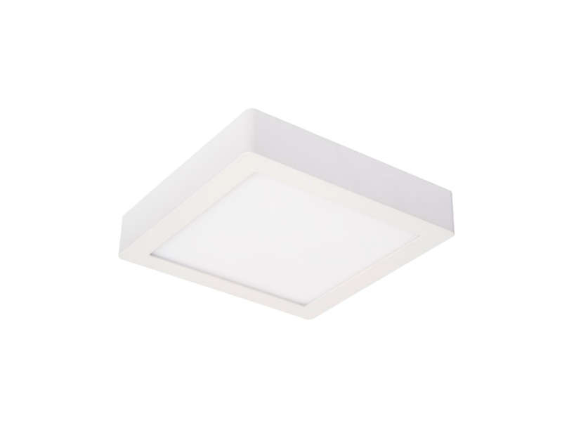 Unibright - MOON square 145x145mm CCT 8W wit opbouw 3000K IP54 - MNS1458WCCT