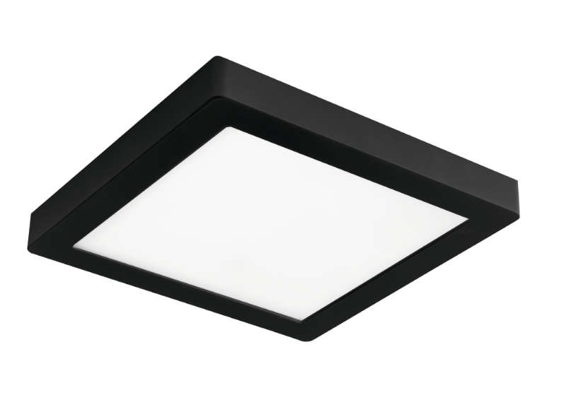 Unibright - Moon Square 500x500 CCT zwart - MNS50042BCCT