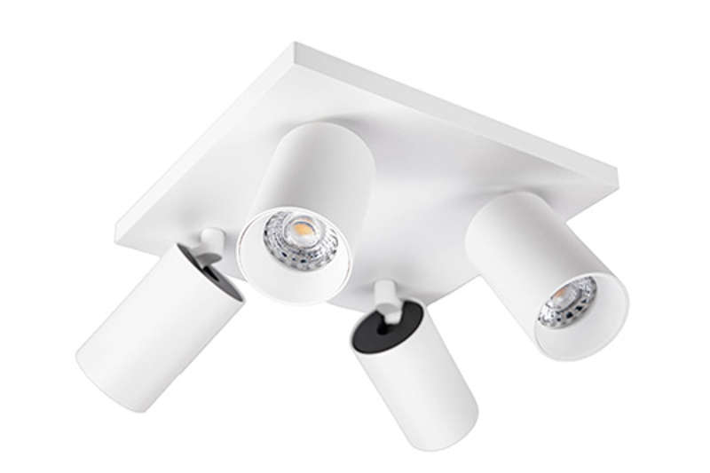 Unibright - ORIENT 4L SQUARE BASE opbouwarmatuur wit GU10 excl lamp - ORSQ45WZL