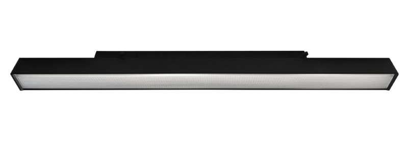 Unibright - PLAZA 3F tracklight 20W zwart prismatic DALI - PLPR3F20BCCTDD