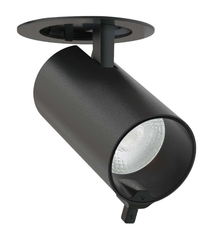 Unibright - Smart recessed dual sensor 30w 36° zwart Auto CCT 2400lm - SMRCDS3036B