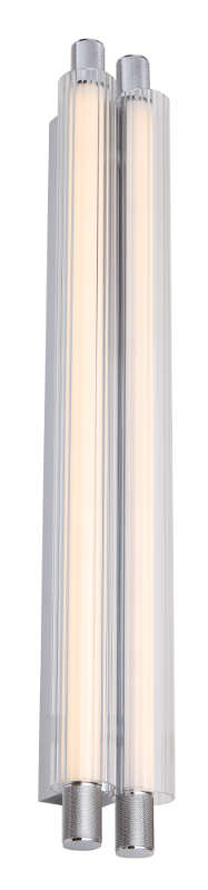Unibright - Verra 2 wandarmatuur 628 Chroom 2 x 7W 3000K - VER2628C30