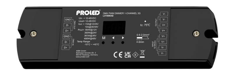Proled - DMX PWM Dimmer 1 Kanal 3G - L515093G