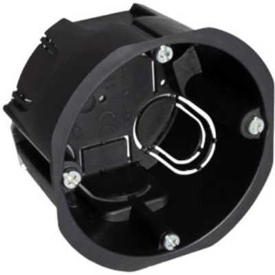 Solera - hollewanddoos Ø 68 mm, zwart - 5625