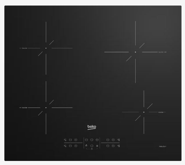 Beko - HII64200SMT inductiekookplaat - 7757189255
