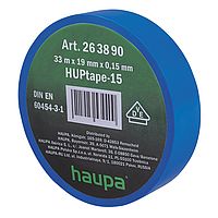 HAUPA - Elektro isolatietape 19 mm x 33 m blauw - 263890