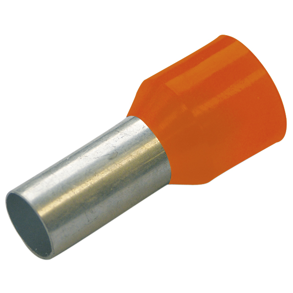 HAUPA - Geïsoleerde adereindhuls 4/10 mm oranje - 270033