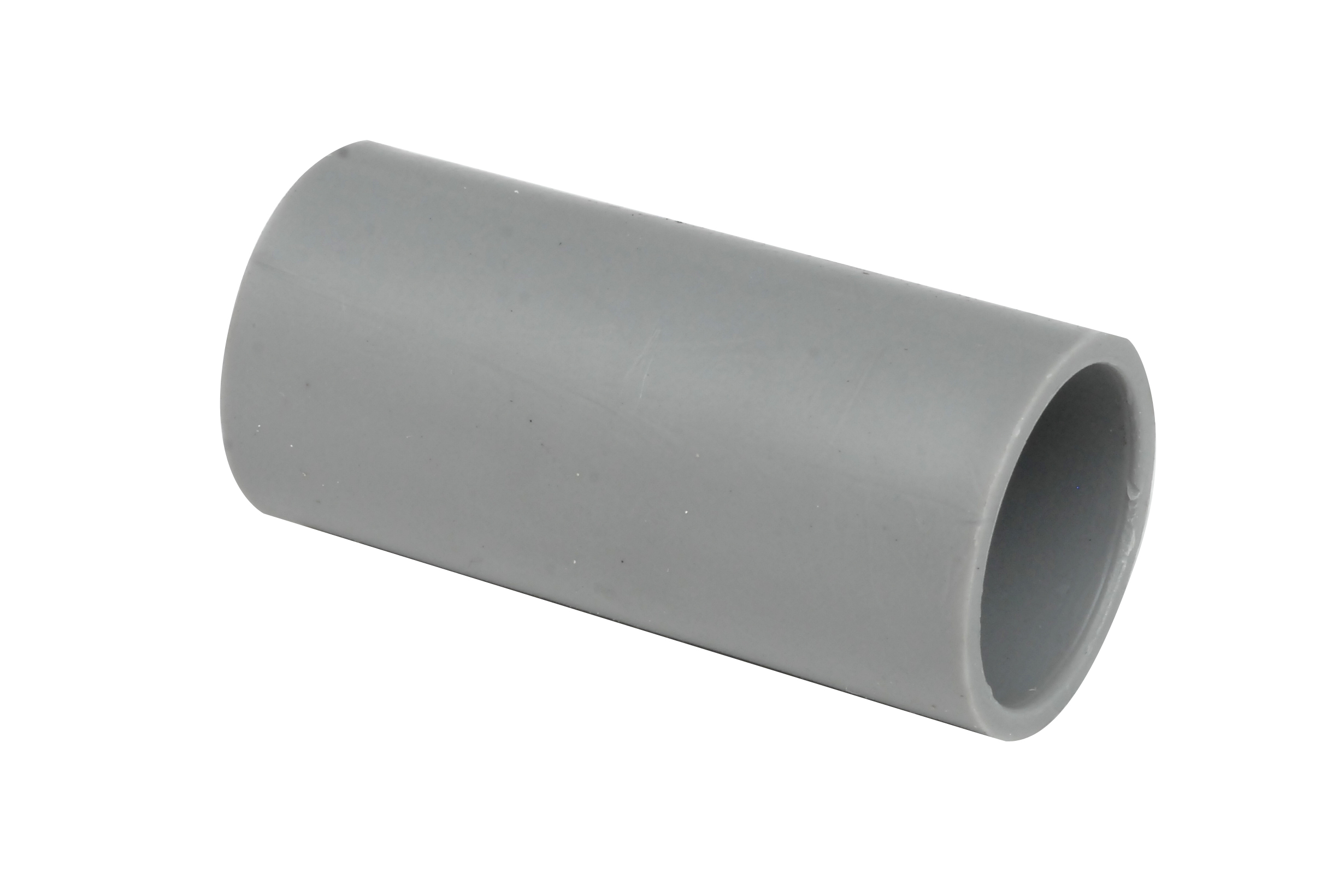 JSL - Mof voor rechte buis 40 mm donkergrijs - U411R