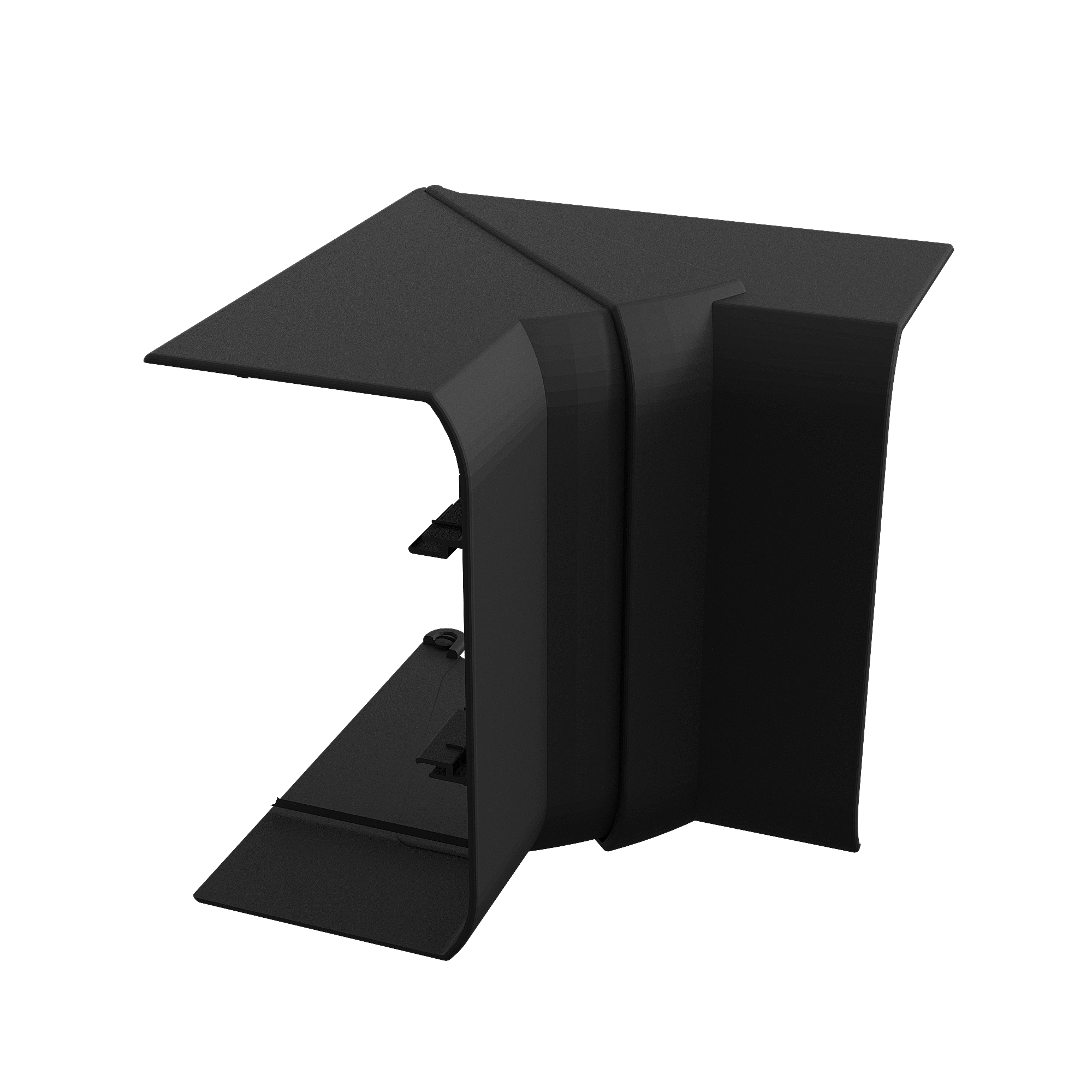 JSL - Inway binnenhoek 100 x 54 mm zwart - IWAI10054BLACK