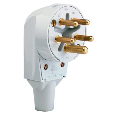 ABB - Stekker KIM 3P+N+A 16 A 400 V grijs - 2CDB710009R0000