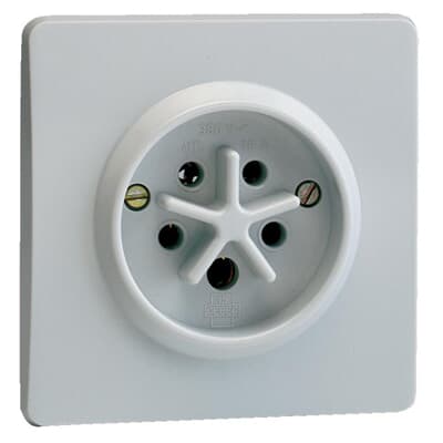 ABB - Contactdoos KIM 3P+N+A 16 A 400 V grijs - ABBKIM600791