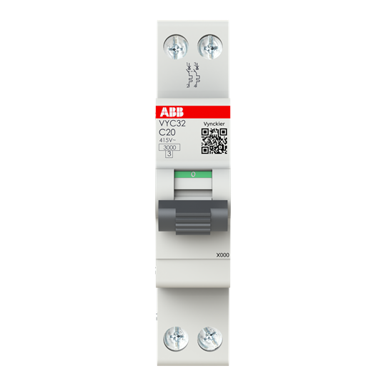 ABB - UNIBIS AUTOMAAT VYC30 2P 20A 3kA - ABBVYC32C20