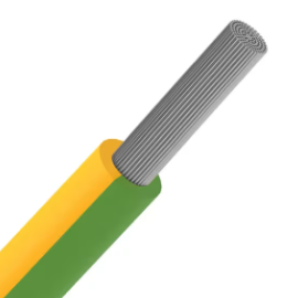 Kabel - H07V KT 6 mm² geel/groen soepele draad rol 100 m - VOBST6GGR100