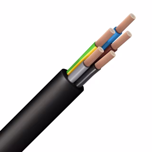Kabel - H07RN F 5G6 mm² rubber per meter - 1011181-005
