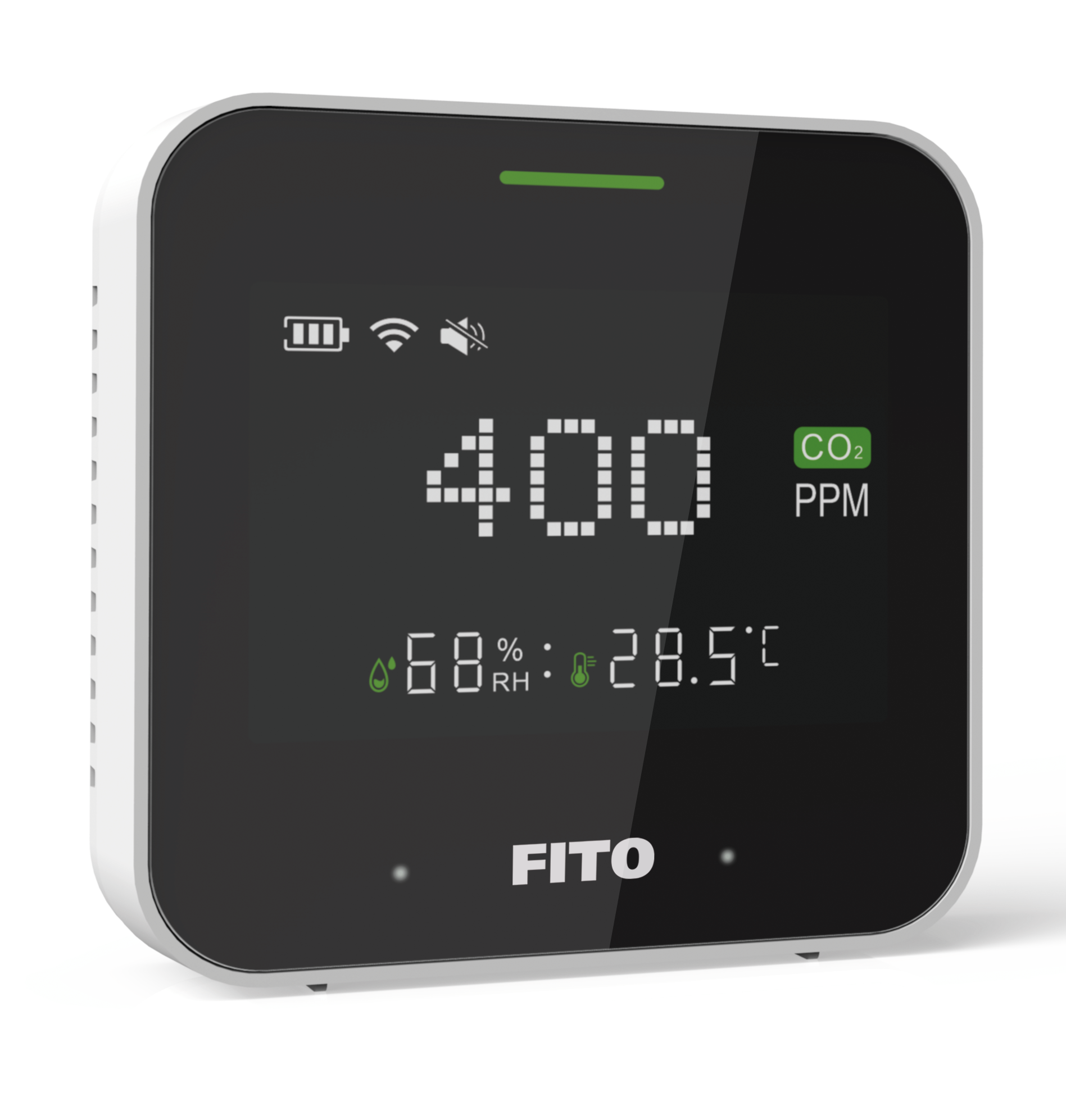 Fito - CO2 meter met temperatuur en vochtigheidsweergave - CO2-O2