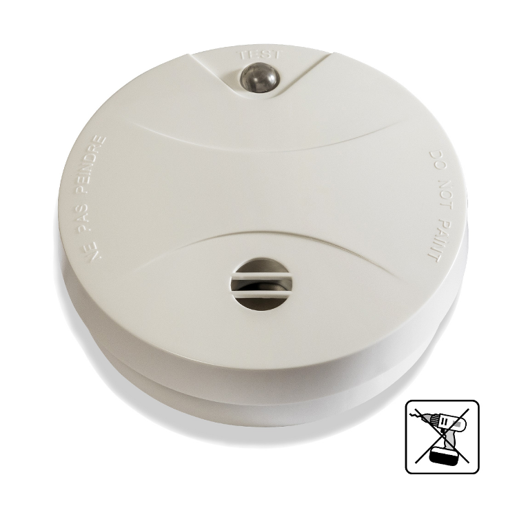 Fito - Optische rookmelder 9 V met vervangbare batterij - SD218