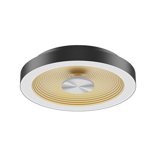 Indigo Lighting - HULA C 18W 3000K 1850Lm 120° DIM Mat zwart Goud - AIN3KCLBKGD