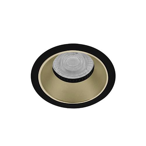 Indigo Lighting - BALI R GU10 MAX10W PAR16 Mat zwart Champagne - DO51308