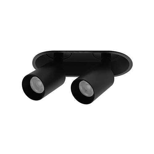 Indigo Lighting - CLARA 2 RDX 2x3W 2x670Lm 3000K 36° DIM Mat zwart - DO535WW05