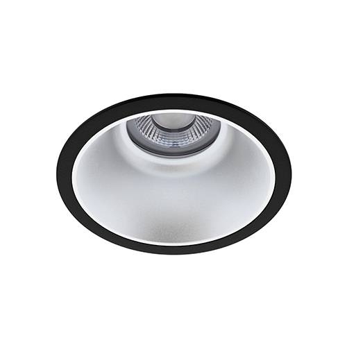 Indigo Lighting - LYON 2 R 25W 3070Lm 4000K 60° IP44 DALI Mat zwart Zilver - DO539NW17DA