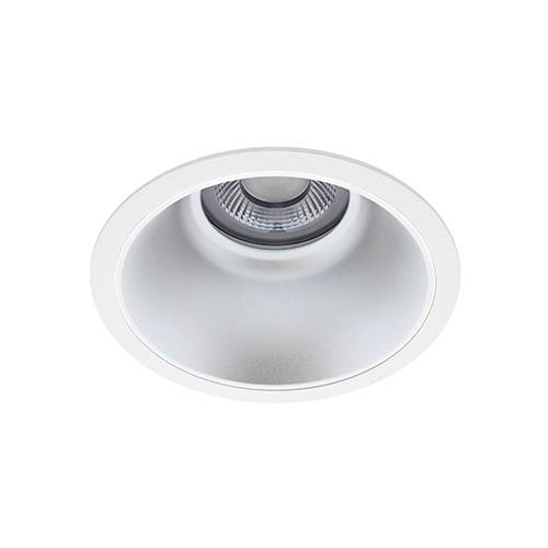 Indigo Lighting - LYON 2 R 25W 3000Lm 3000K 60° IP44 Mat wit Zilver - DO539WW53