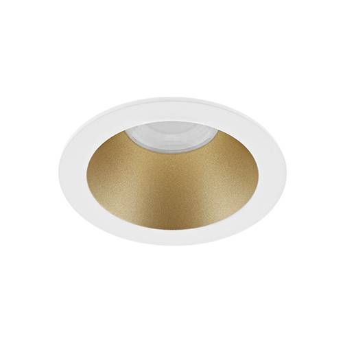 Indigo Lighting - BORA RDH EVO 7W 800Lm 60° IP65 DIM Mat wit Mat messing - DO55348