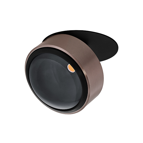 Indigo Lighting - RETI 2 RX 18W 3000K 1620Lm 80° Mat zwart Satijn brons - DO561WW31