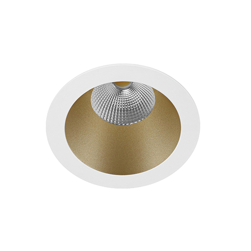 Indigo Lighting - KAHA RDH 7W 765Lm 60° IP65 DIM Mat wit Mat messing - DO56648