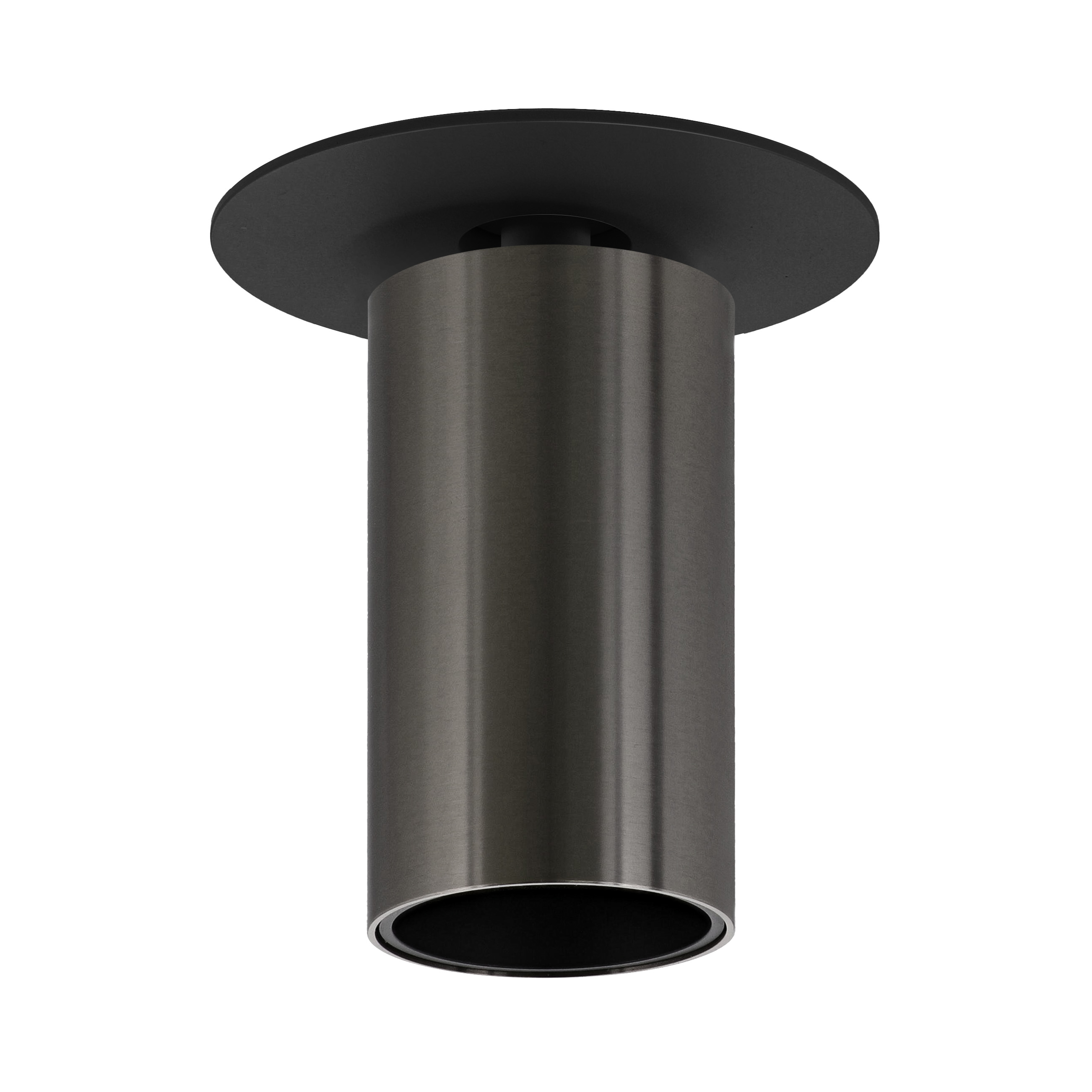Indigo Lighting - OLYN 2 RDX 15W 1820Lm 36° DIM Mat zwart Geborsteld nikkel - DO57257