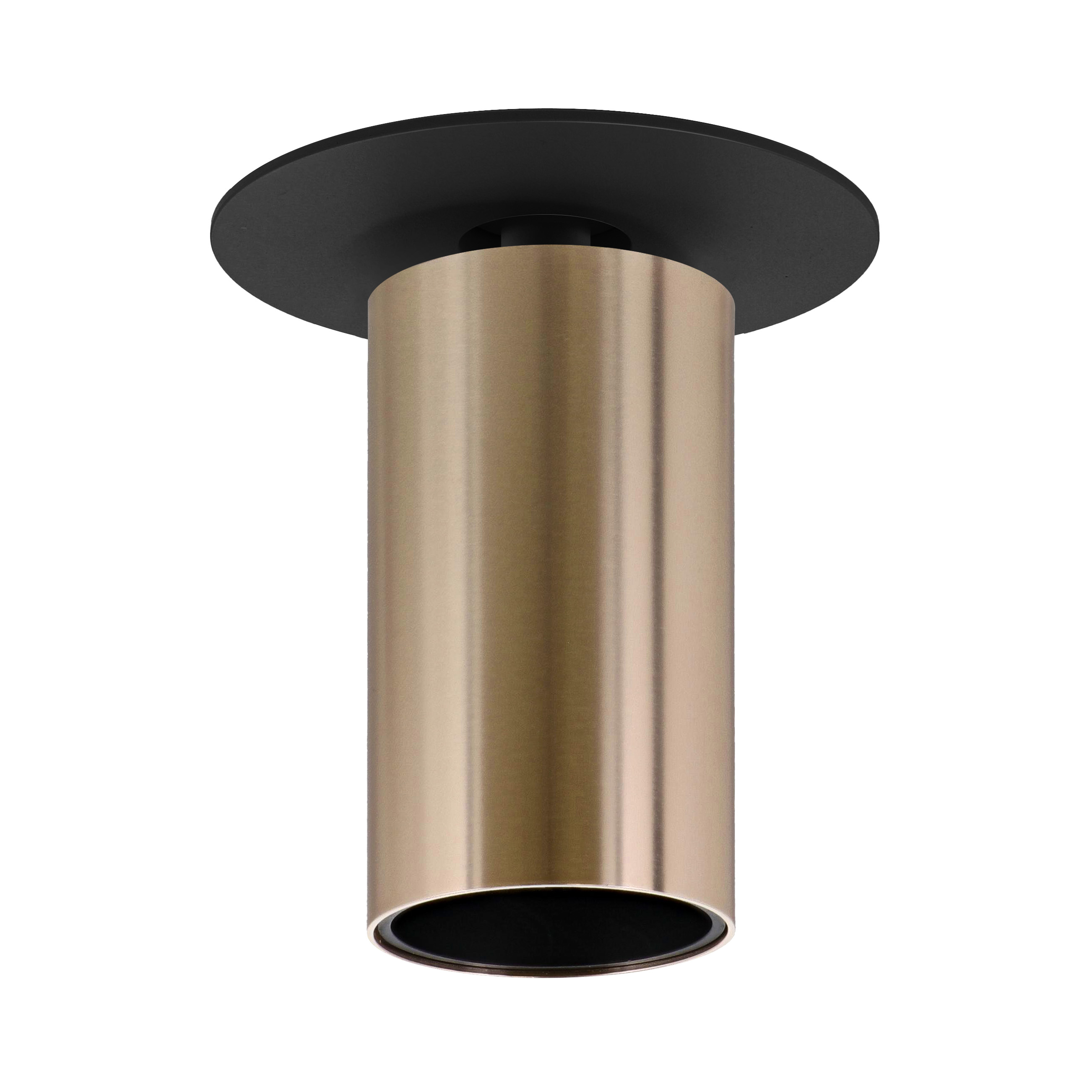 Indigo Lighting - OLYN 2 RDX 15W 1820Lm 36° DIM Mat zwart Geborsteld roze - DO57267
