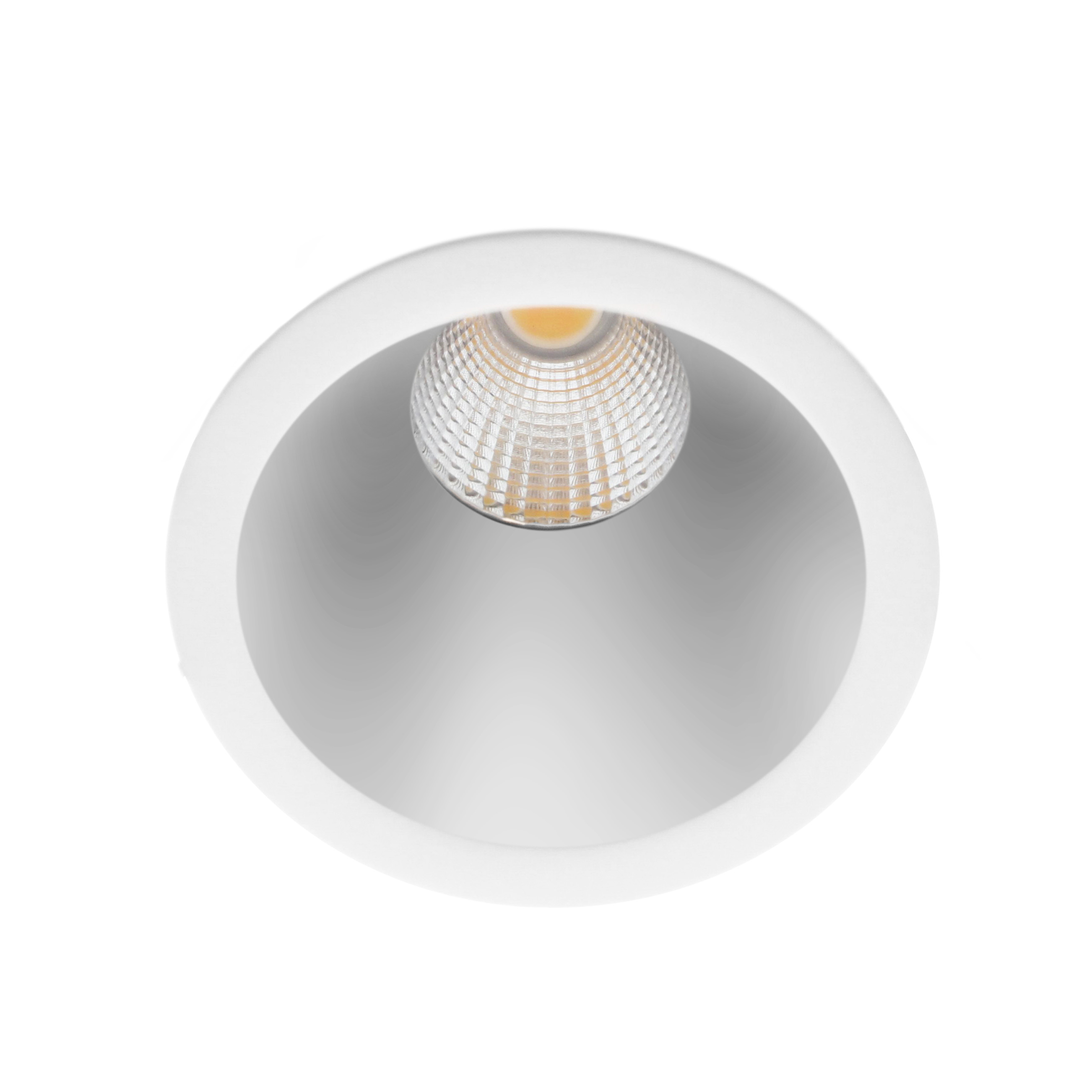 Indigo Lighting - ELENA S RDH 4W 330Lm 45° IP65 DIM Mat wit Zilver - DO57353