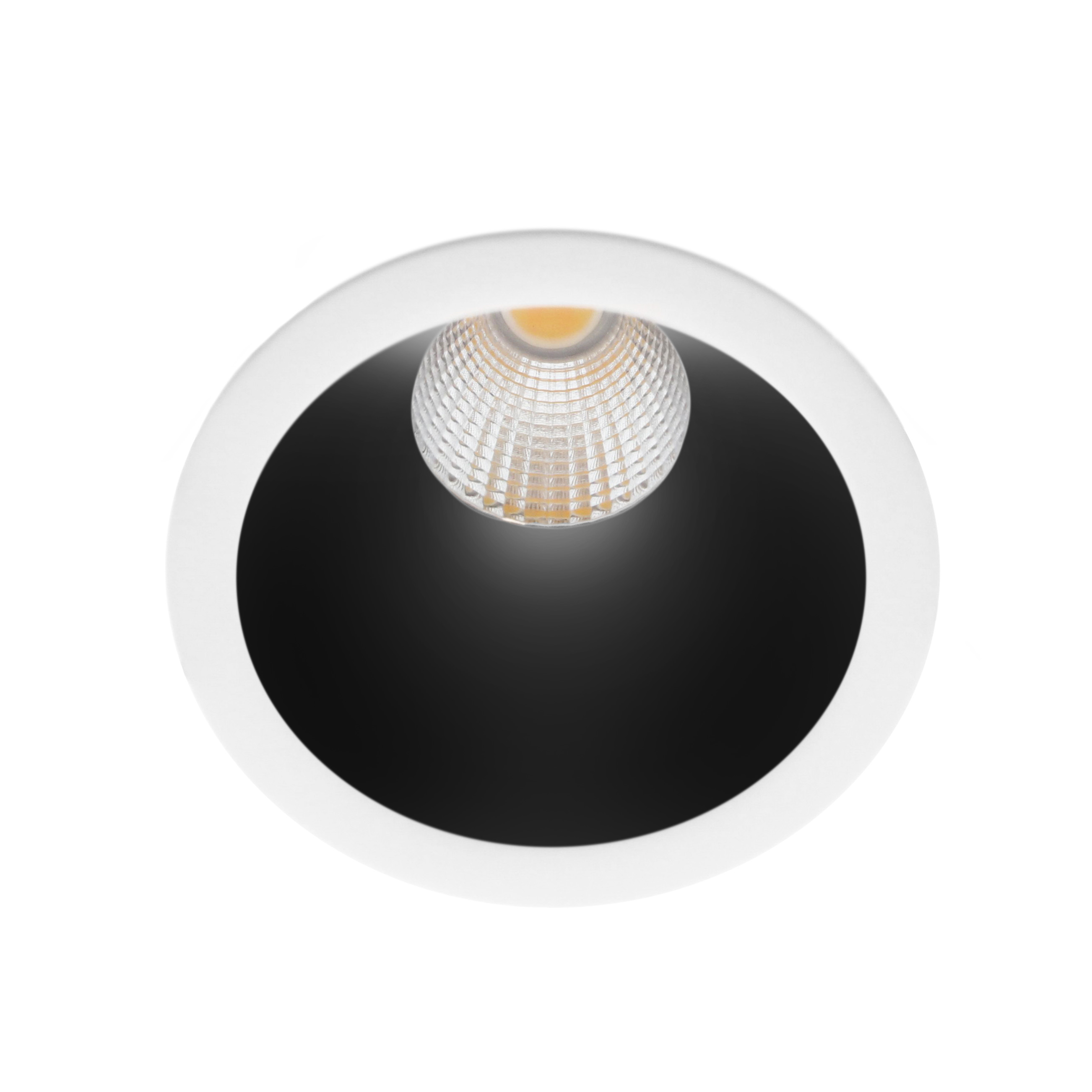 Indigo Lighting - ELENA S RDH 4W 330Lm 45° IP65 DIM Mat wit Zwart - DO57381