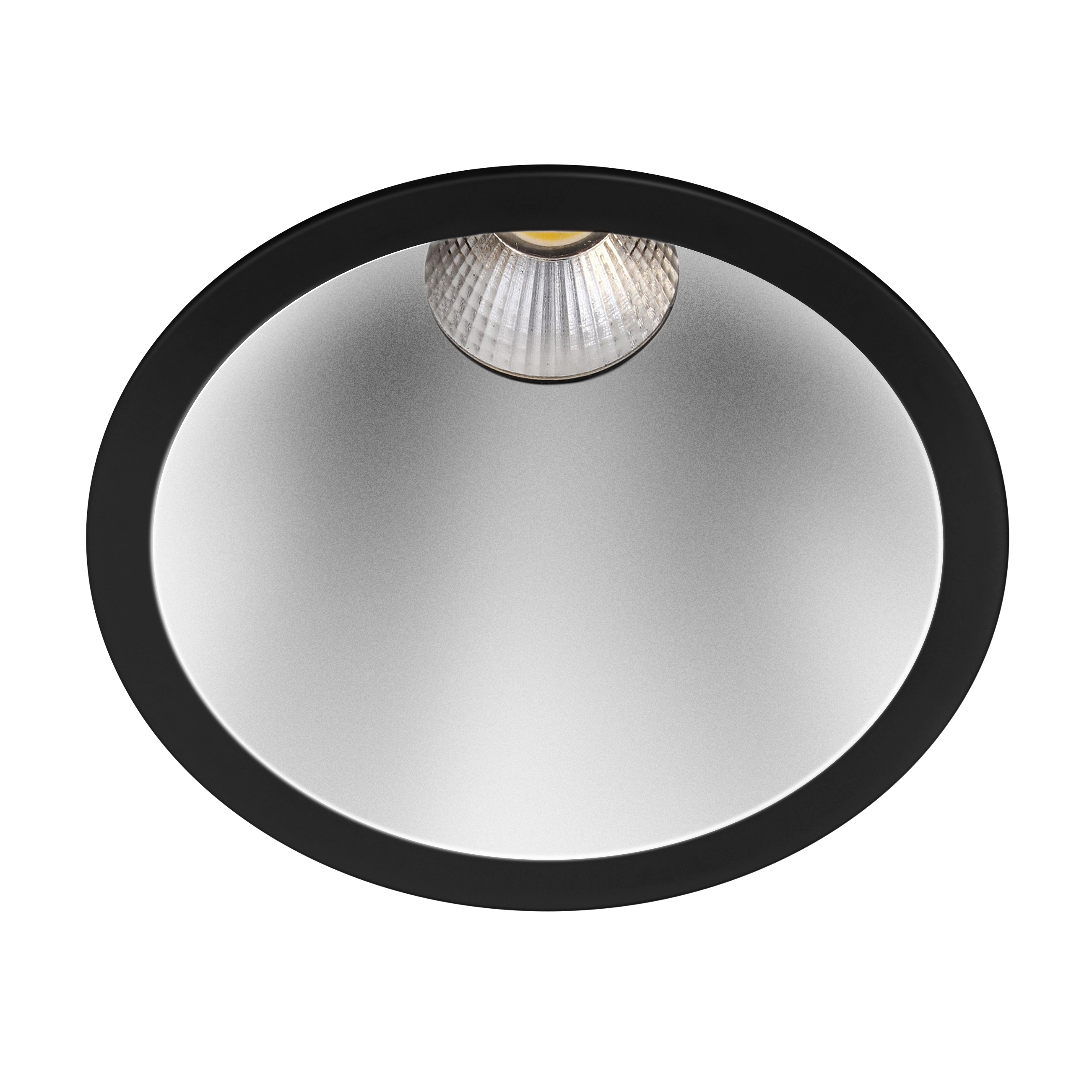 Indigo Lighting - ELENA L RDH 7,5W 700Lm 38° IP65 DIM Mat zwart Zilver - DO57617