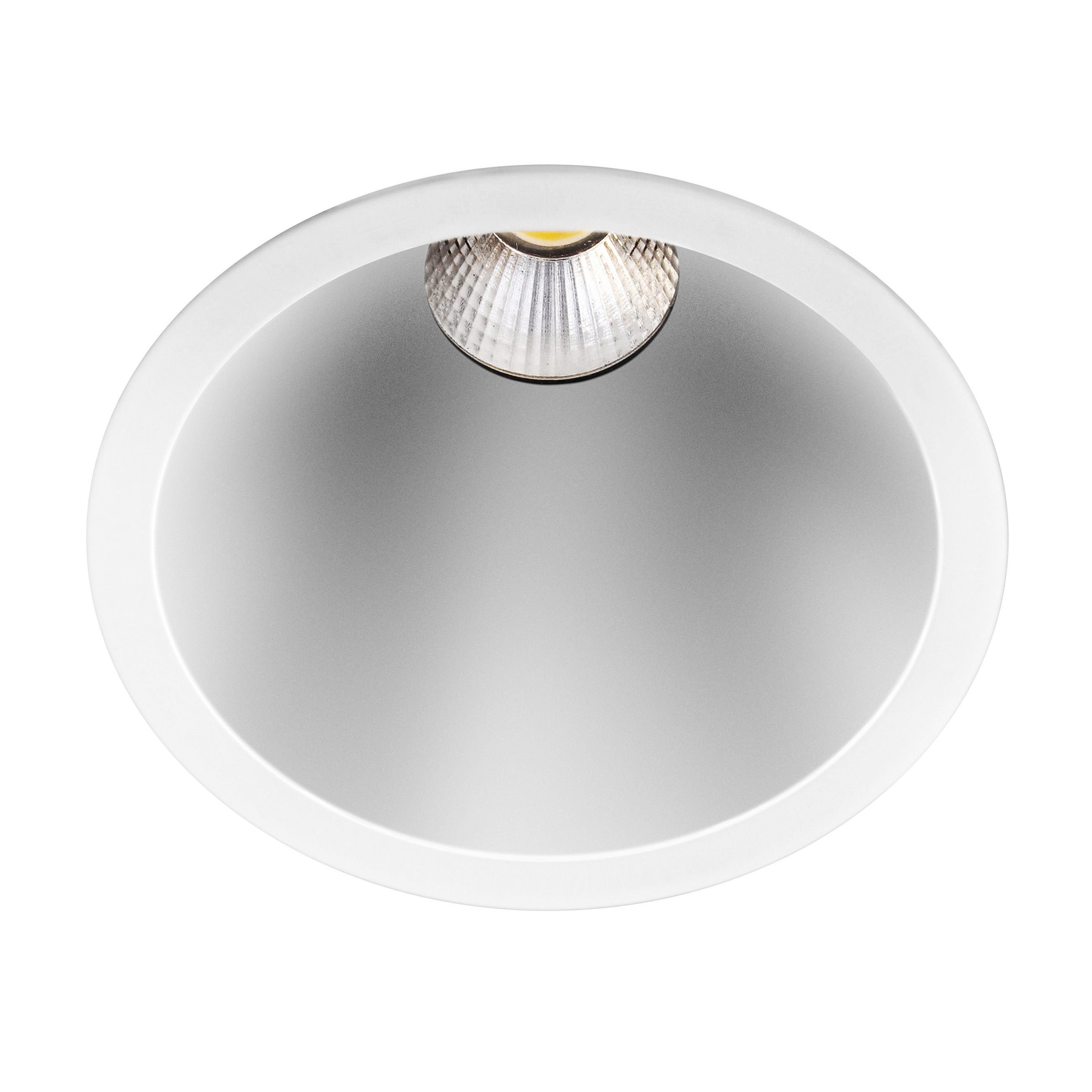 Indigo Lighting - ELENA L RDH 7,5W 700Lm 38° IP65 DIM Mat wit Zilver - DO57653