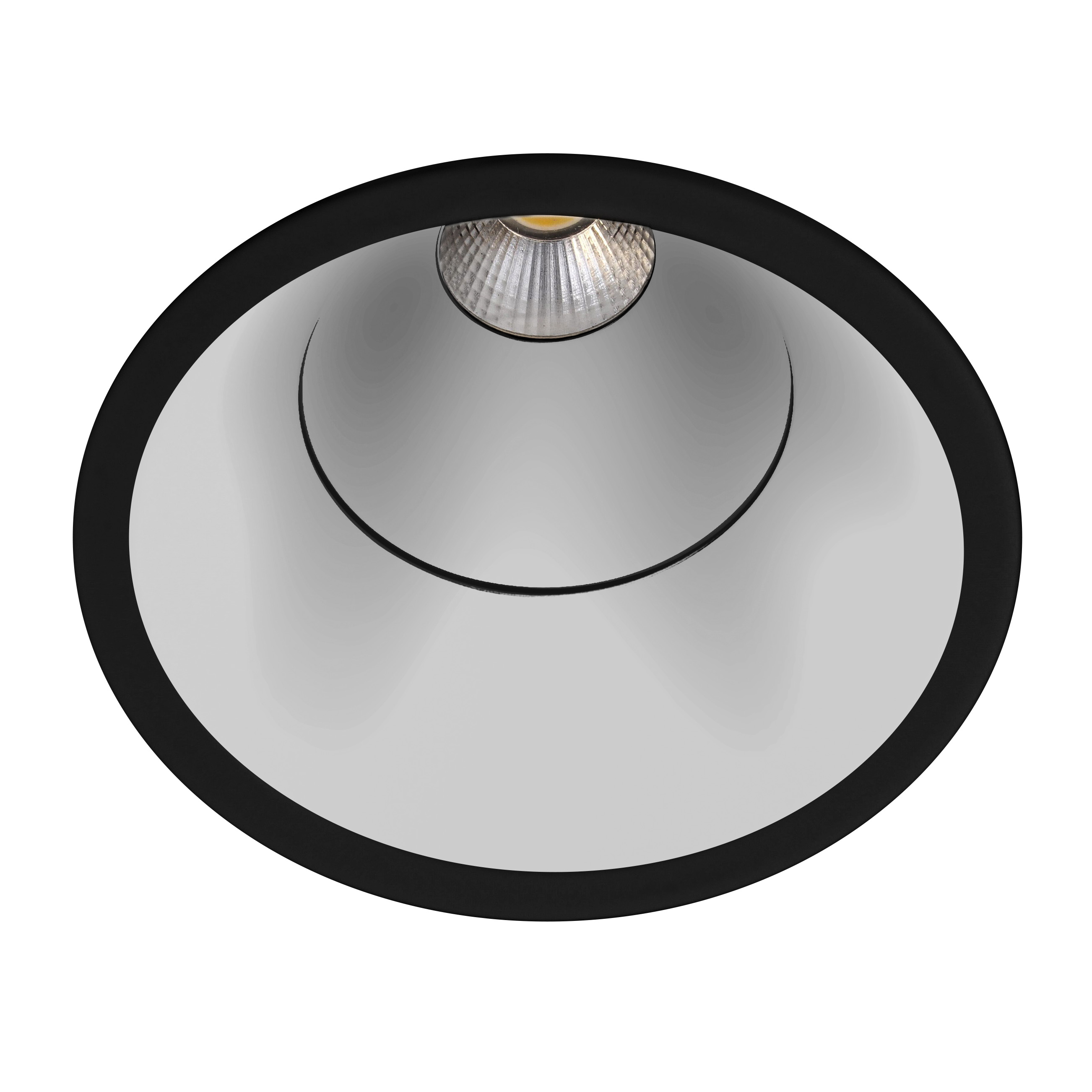 Indigo Lighting - ELENA L RDX 7,5W 700Lm 38° IP65 DIM Mat zwart Zilver - DO57717